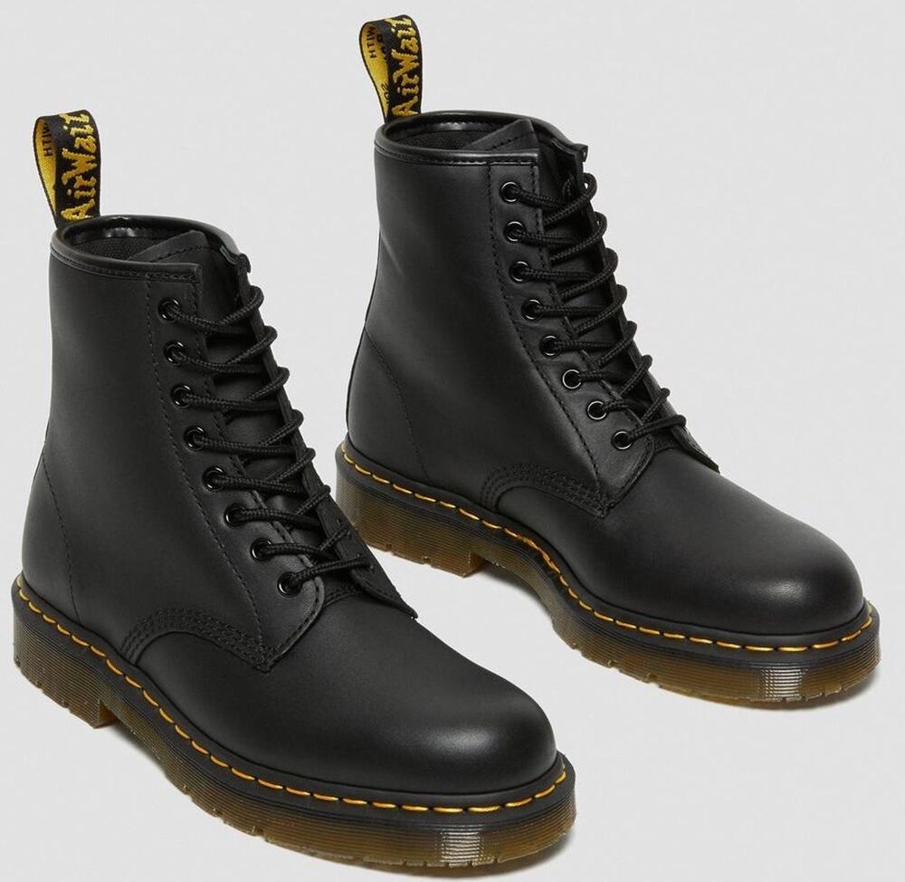 Dr. Martens 1460 SR Black Industrial Full Grain Boots Womens 6 Mens 5 NIB